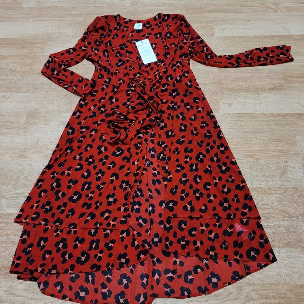 CAbi - Siren Red Dress - Medium - NWT - # 5571